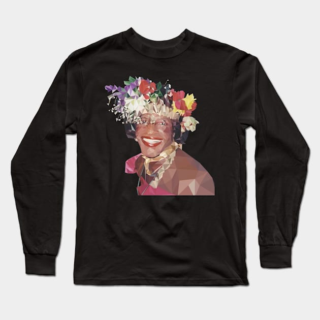 Marsha P. Johnson Long Sleeve T-Shirt by Hermanitas Design